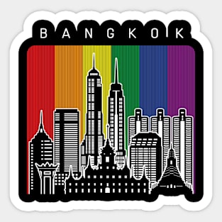 Bangkok LGBT Flag Sticker